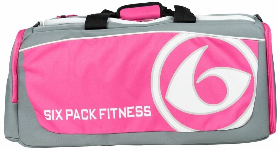 6 Pack Fitness Сумка, 1 шт, цвет: розово-серый