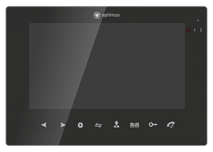 Видеодомофон Optimus VMH-7.1 (Черный)