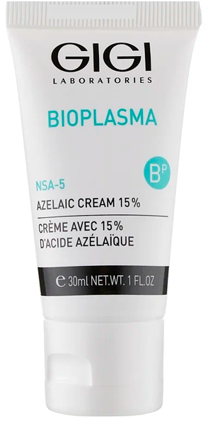 Крем с 15% азелаиновой кислотой для жирной проблемной кожи / Azelaic Cream BIOPLASMA 30 мл