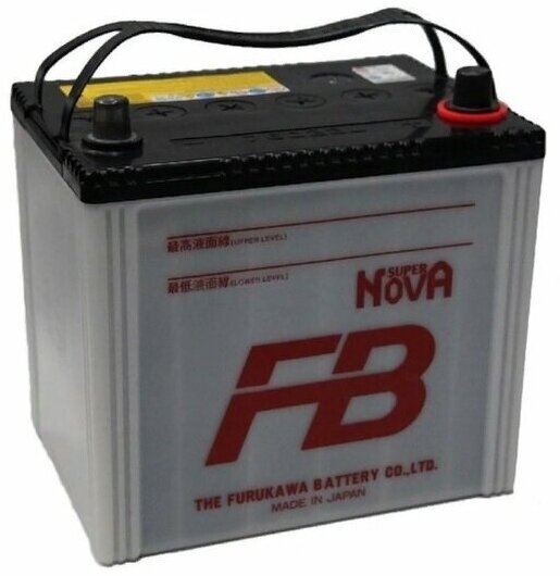 Аккумулятор автомобильный Furukawa Battery FB Super Nova 65 А/ч 620 А обр. пол. 75D23L Азия авто (232x173x225) без бортика