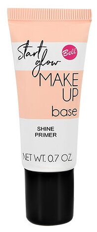 База под макияж `BELL` STOP PORE & SHINE MAKE UP BASE с эффектом сияния ( тон 01). Артикул 205211