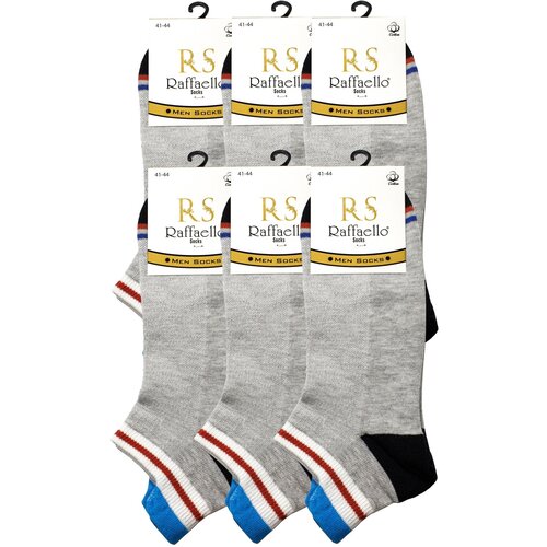 Носки Raffaello Socks, 6 пар, размер 41-44, серый