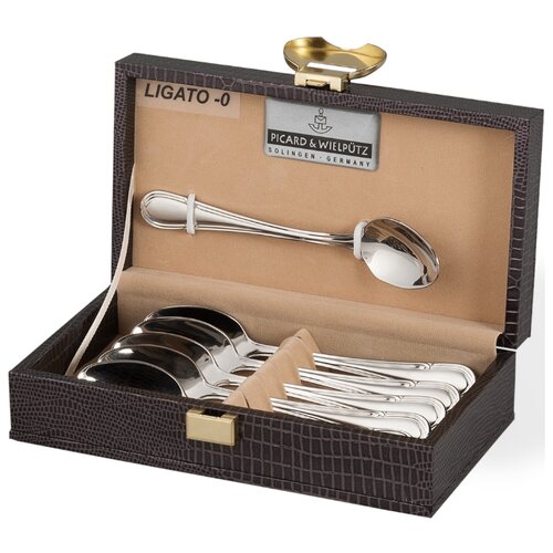 фото Набор чайных ложек solingen, 6 предметов, модель "ligato-0" picard & wielputz