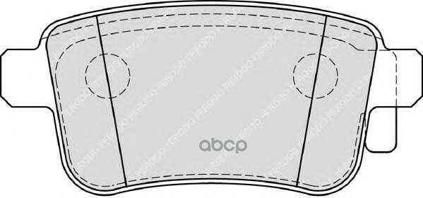 Колодки Торм. зад. Ferodo арт. FDB4186