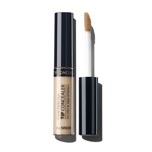 The Saem Жидкий консилер 1.5 Natural Beige Cover Perfection Tip Concealer, 6.5г