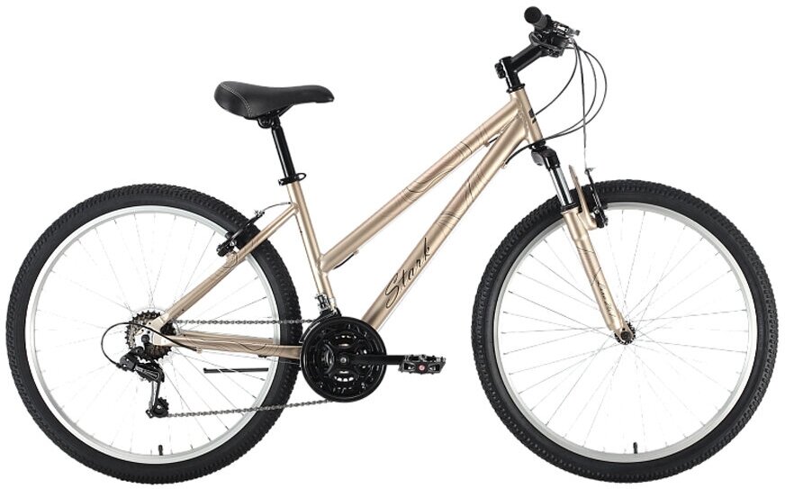 Велосипед женский горный Stark'22 Luna 26.1 V рама 16" песочно-серый