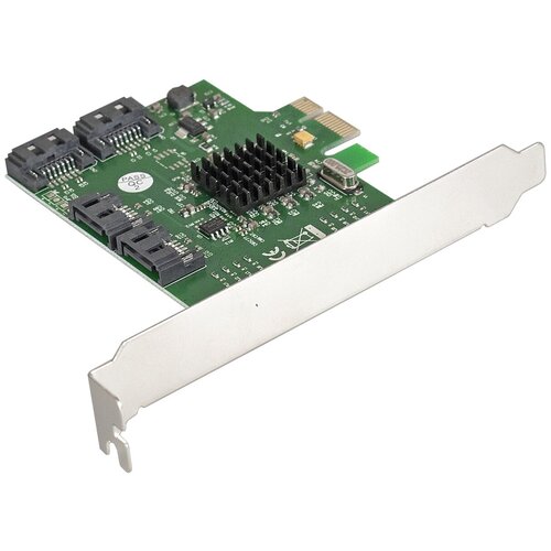 SATA контроллер Exegate EXE-503 pci e to sata adapter 6g speed pci e to sata converter expansion card multiplier pci express sata port marvell 88se9125