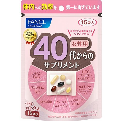 Комплексные витамины для женщин старше 40 лет - Fancl (Япония)