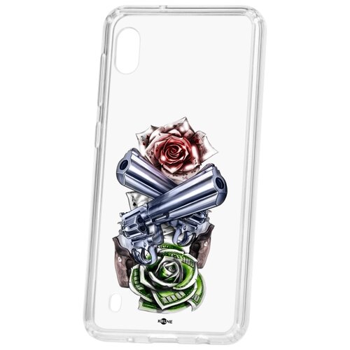 фото Чехол на samsung galaxy a10 2019 kruche print карты деньги 2 ствола