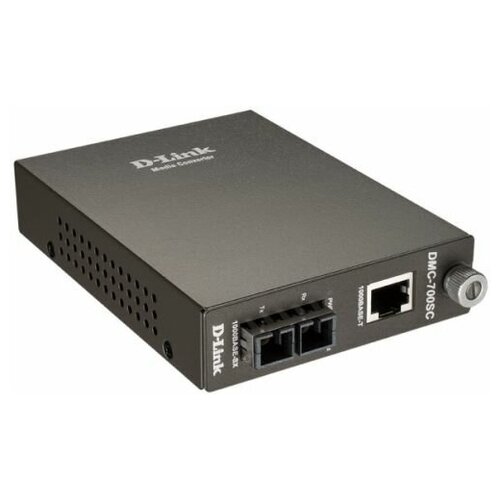 Медиа-конвертер D-link DMC-700SC 1xUTP Gigabit, 1xSC MM, 550m, rev /B8A