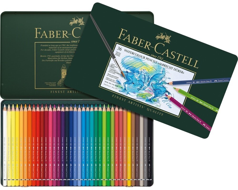 Акварельные карандаши Faber Castell Набор акварельных карандашей 36 цветов Faber Castell Albrecht Durer