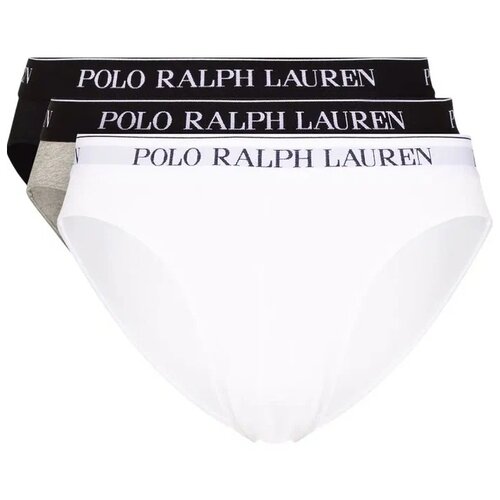 Трусы брифы Polo Ralph Lauren, размер L, мультиколор, 3 шт.