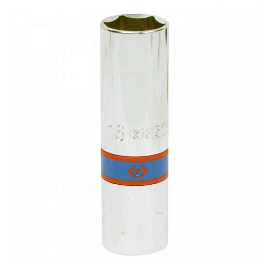 Kingtony Головка свечная шестигранная 1/2", L=70 мм, магнитный фиксатор, 16 мм 466516C