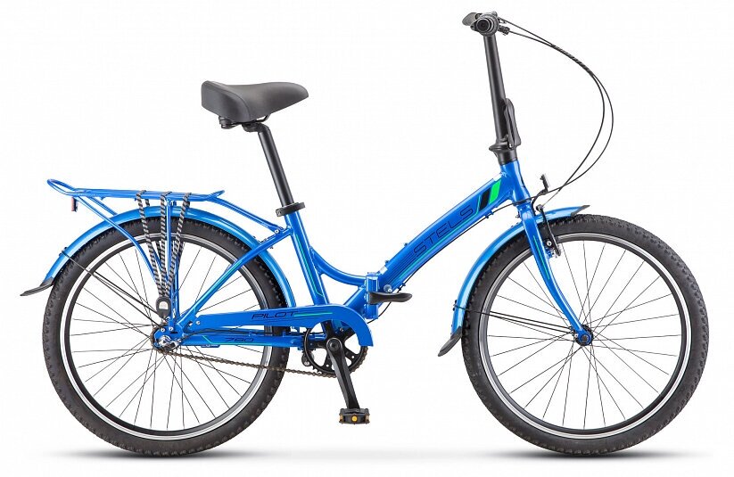 Велосипед "STELS Pilot-780 -23г. V010 (14" / синий )