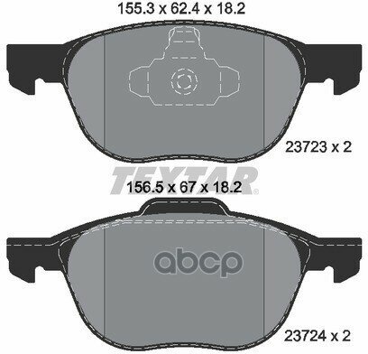 Колодки Тормозные Дисковые Передн Ford: C-Max 07-, Focus C-Max 03-07, Focus Ii 04-, Focus Ii Turnier 04-, Focus Ii Кабрио 06-.