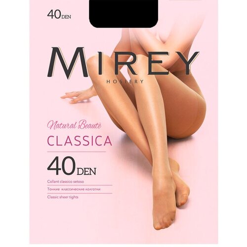 Колготки  Mirey Classica, 40 den, с шортиками, размер 2, коричневый