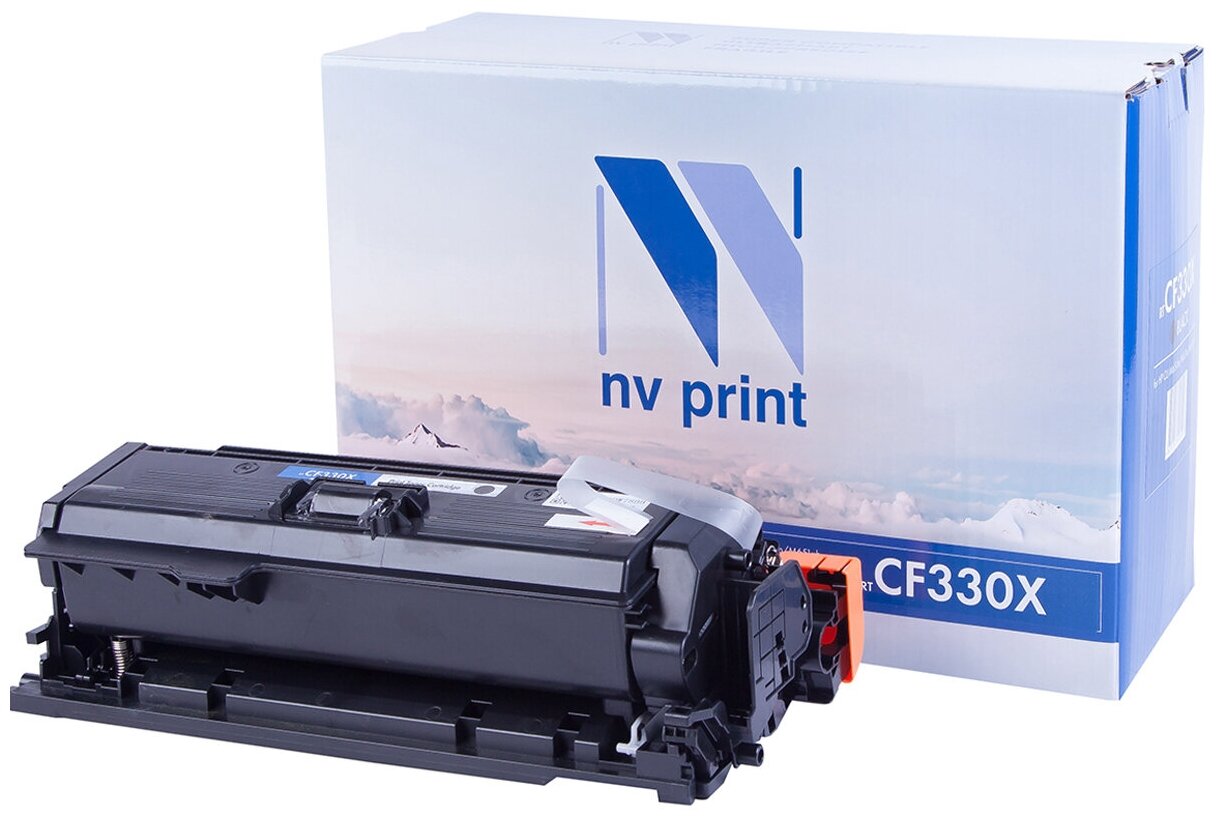 Лазерный картридж NV Print NV-CF330XBk для HP LaserJet Color M651dn, M651n, M651xh (совместимый, чёрный, 20500 стр.)