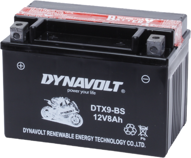 Аккумулятор Dynavolt DTX9-BS 12V AGM