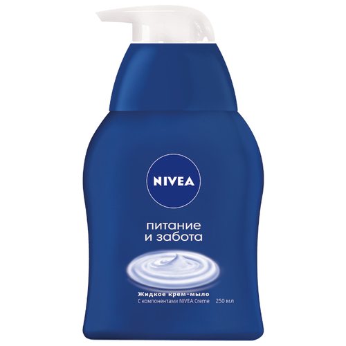 фото Крем-мыло жидкое Nivea Питание и забота, 250 мл