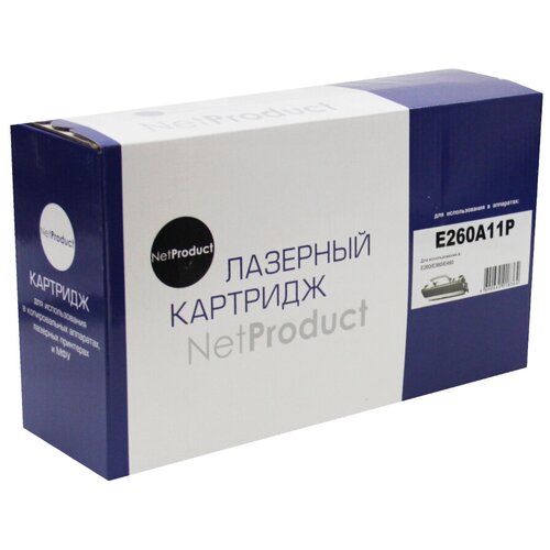 Картридж NetProduct N-E260A11P, 3500 стр, черный картридж netproduct n cf230x 3500 стр черный