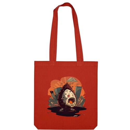 фото Сумка шоппер us basic, красный