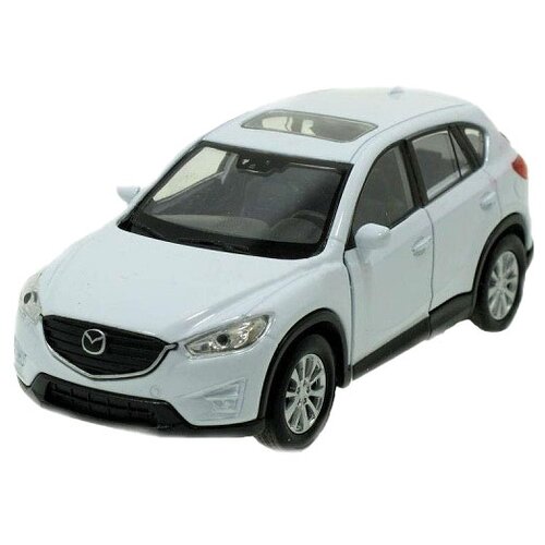 Машинка Welly Mazda CX-5 (43729F) 1:34, 12 см, белый welly модель машины 1 34 39 mazda cx 5 43729 серебристая