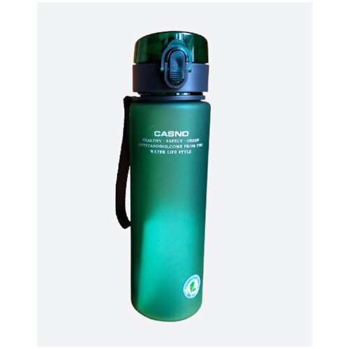 Спортивная бутылка для воды, матовая темно-зеленая, 560 мл бутылка lol пластик 560 мл