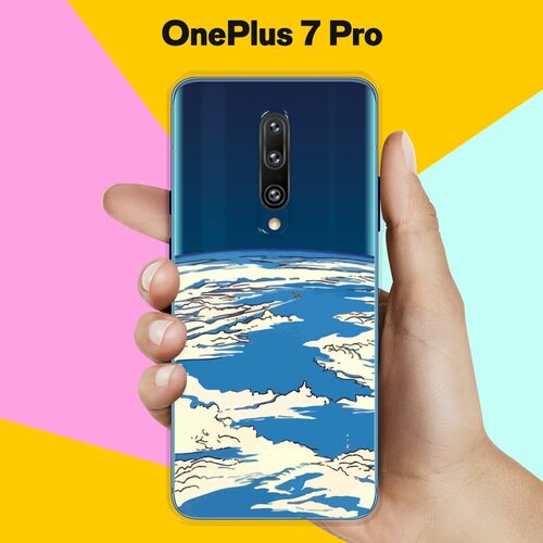 Силиконовый чехол на OnePlus 7 Pro Планета / для ВанПлас 7 Про силиконовый чехол на oneplus 7 pro листья для ванплас 7 про