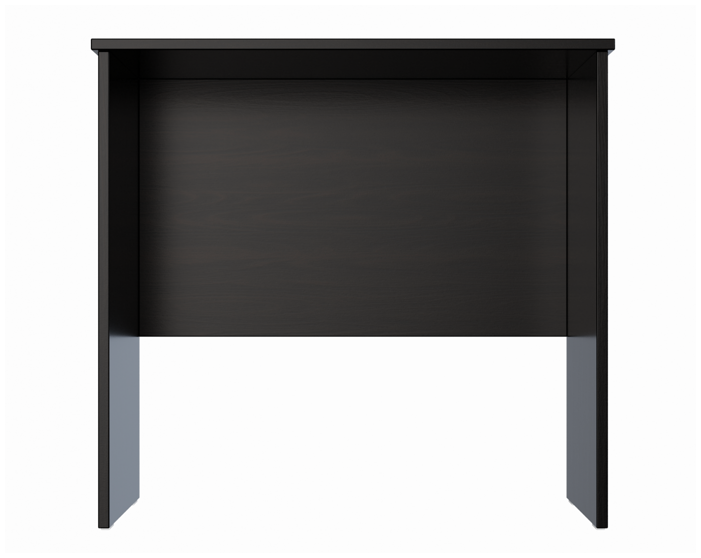Стол письменный кастор, приставной, 80х50х75см, черный, Дуб Венге, Шведский Стандарт - фотография № 3