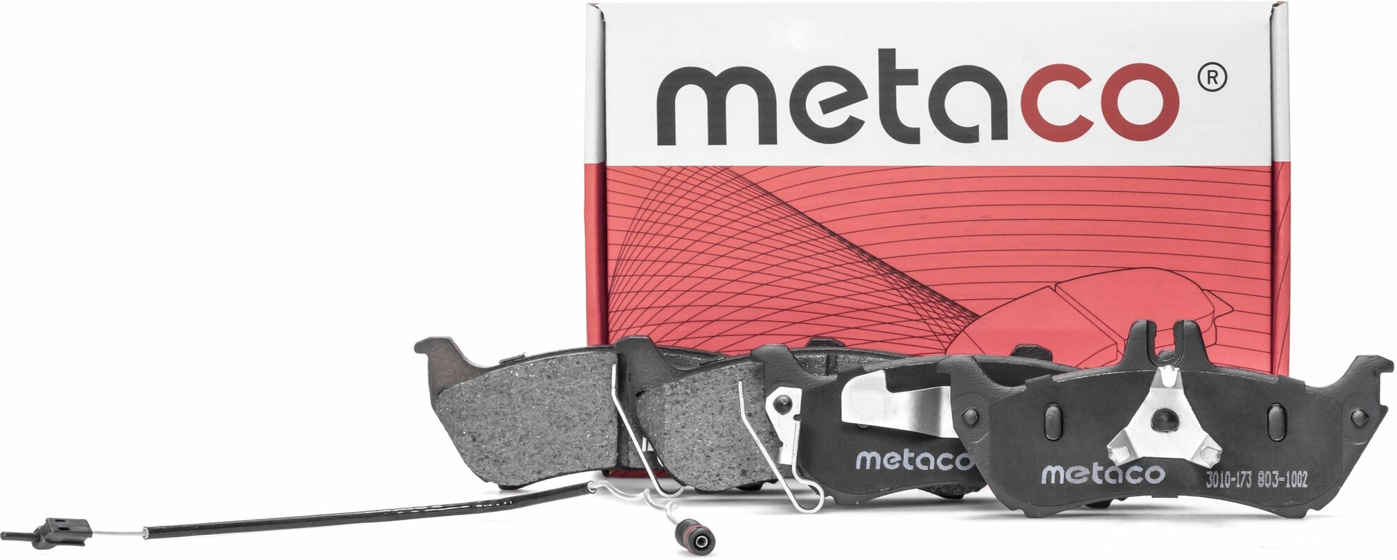Колодки тормозные задние дисковые к-кт METACO 3010173