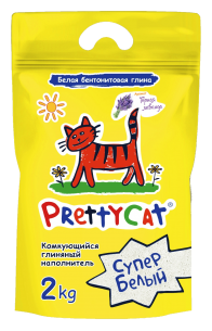 Наполнитель бентонитовый комкующийся "PrettyCat Cупер белый" С лавандой 5 л/4,2 кг - фотография № 13