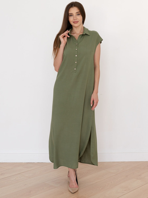 Платье Batist-Ivanovo, размер 56, зеленый