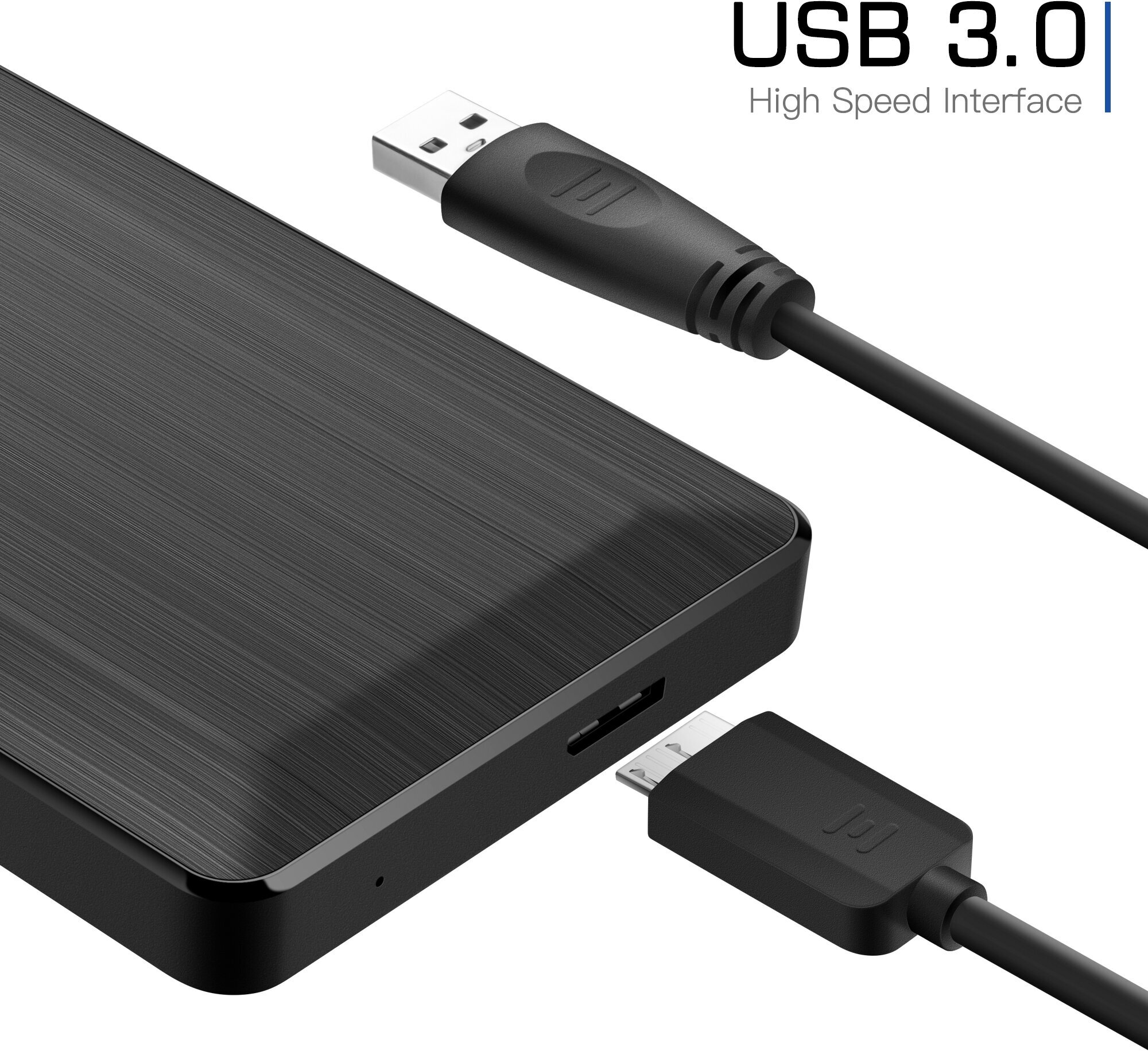 Портативный Внешний Жесткий Диск UnionSine / HDD 25 дюйма Память 500 Гб USB / Cовместим с ПК Mac Настольными Компьютерами MacBook