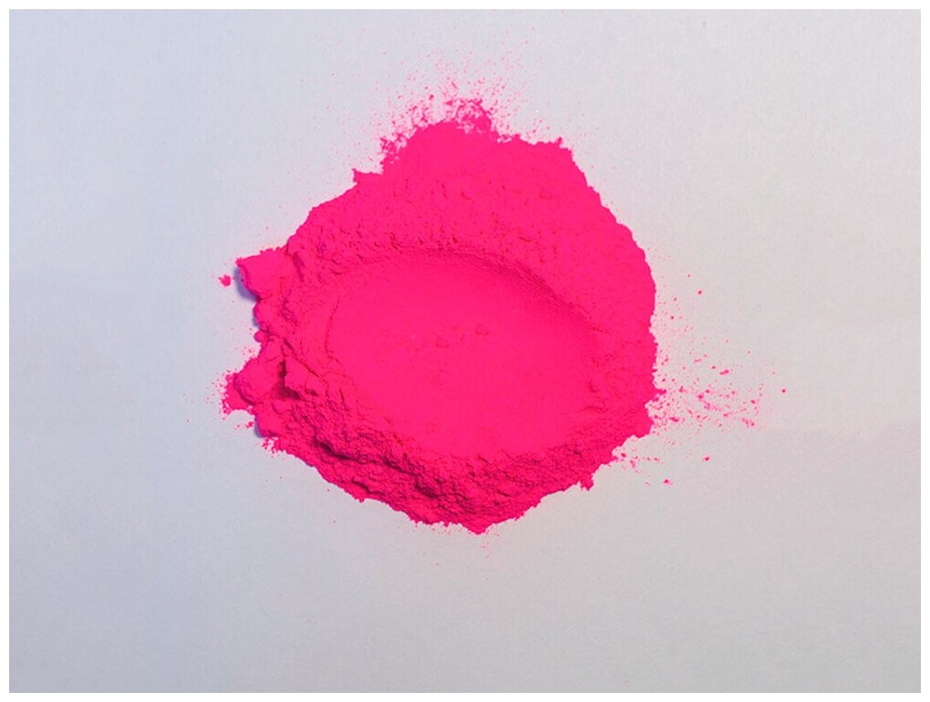 Пигмент флуоресцентный розовый, без формальдегида, ярко-розовый, 10гр - фотография № 3