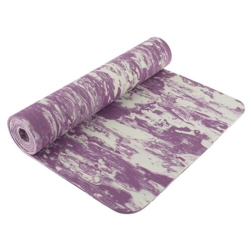 фото Коврик sangh yoga mat, 183х61х0.6 см фиолетовый рисунок