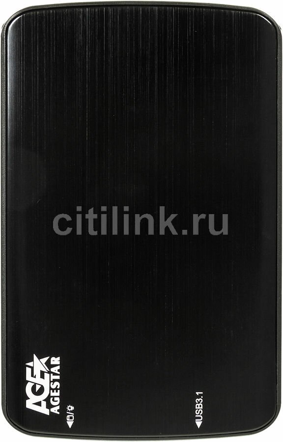 Внешний корпус для HDD/SSD AgeStar 31UB2A12C, черный