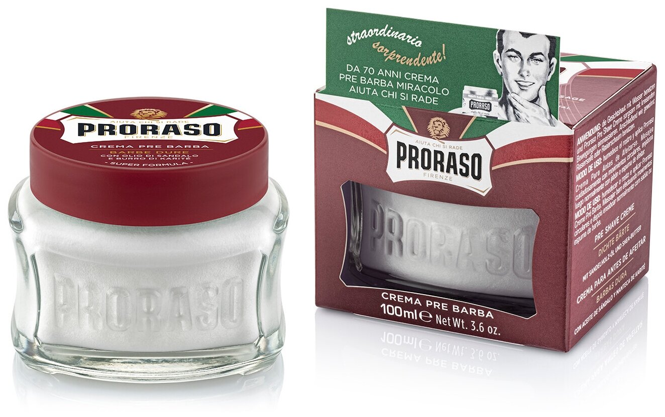 Крем до бритья Сандал Proraso, 100 мл