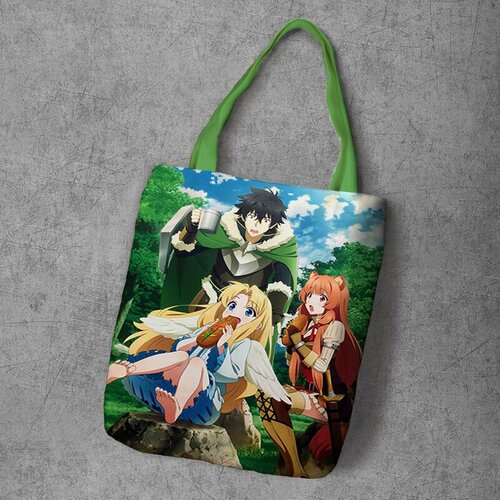 фото Сумка шоппер anime dakimakura, фактура рельефная, мультиколор