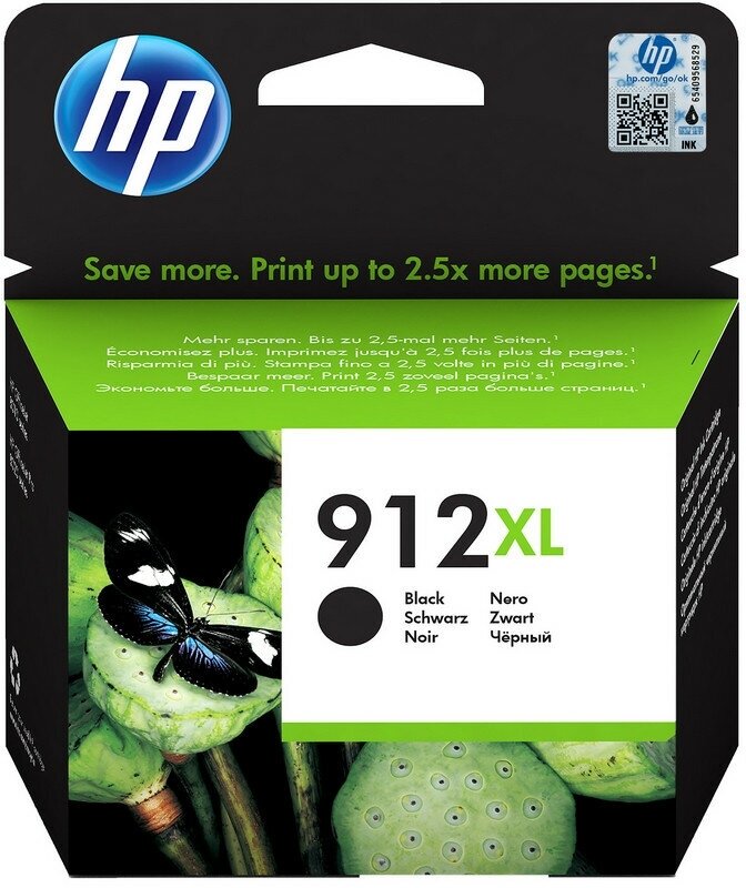 Картридж струйный HP 912XL 3YL84AE чер. пов. емк. для OfficeJet 801x/802x