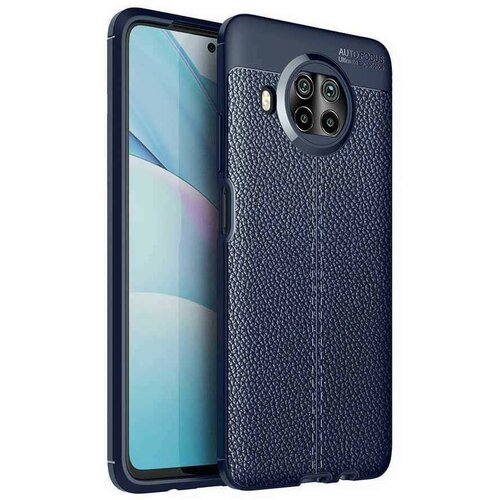 Накладка силиконовая для Xiaomi Mi 10T Lite под кожу синяя