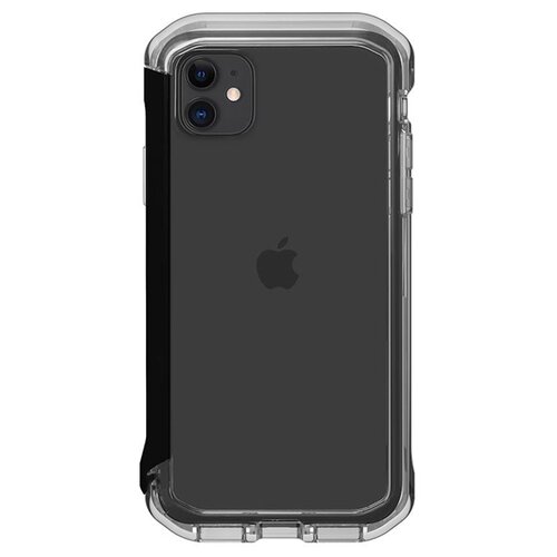 фото Чехол-накладка element case rail для apple iphone 11 / xr clear/black