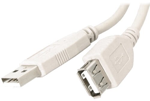 Удлинитель USB2.0 Am-Af AT3788 - кабель 0.8 метра белый