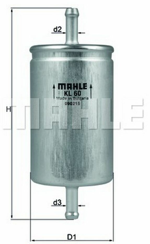 Топливный фильтр KL60 KNECHT/MAHLE