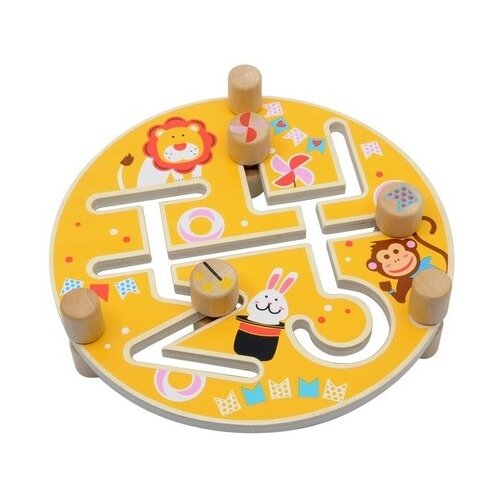 Развивающая игрушка Lucy & Leo Весёлые каникулы, желтый/синий бизиборд космос lucy