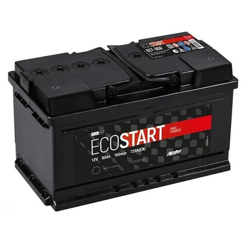 Аккумулятор Ecostart 90 Ач 720А обратная полярность