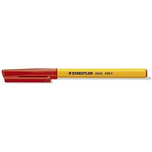 Ручка шариковая Staedtler, одноразовая, толщина линии F Красный