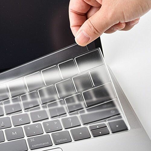 Накладка защитная на клавиатуру MacBook Retina без TouchBar (2015-2018) горизонтальный Enter прозрачная