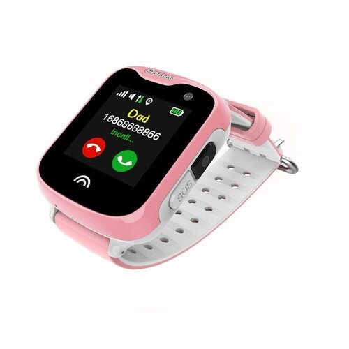 Детские умные часы Smart Baby Watch D7 Wi-Fi, розовый