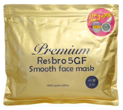 SPC тканевая маска Premium Resbro 5GF с омолаживающим эффектом 5 активных компонентов, 200 г, 550 мл