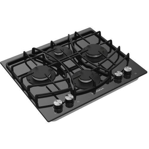 Поверхность газ на стекле DARINA 1T BGC341 12B 4 конфорки чугун черный 2879000₽